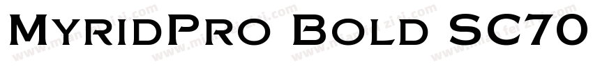 MyridPro Bold SC700字体转换